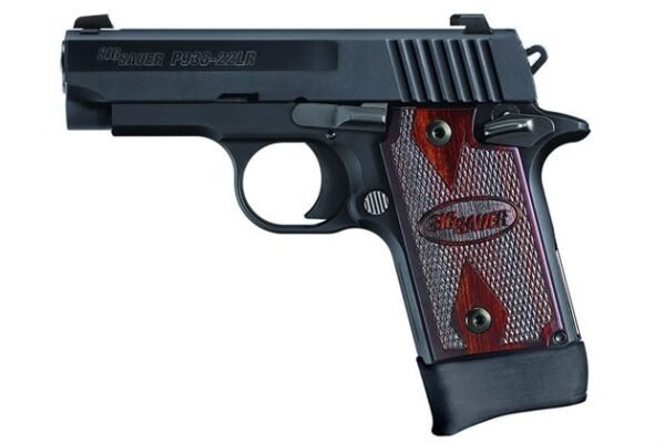 Sig Sauer P938-22 22LR Rimfire Pistol with Rosewood Grips