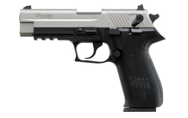 Sig Sauer Mosquito Two-Tone Stainless 22LR Rimfire Pistol with Rail