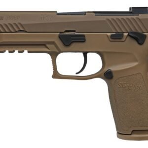 Sig Sauer P320 M17 9mm Full-Size Flat Dark Earth (FDE) Pistol with Manual Safety