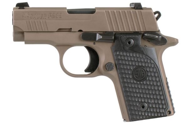 Sig Sauer P238 Emperor Scorpion 380 ACP Flat Dark Earth Pistol with Night Sights