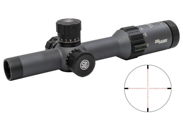 Sig Sauer TANGO6 1-6x24mm FFP Illuminated MRAD Reticle