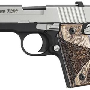 Sig Sauer P938 Blackwood 9mm 2-Tone Centerfire Pistol with Night Sights